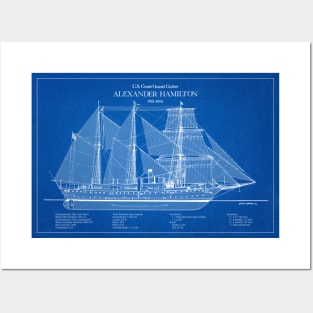 Alexander Hamilton wix-272 United States Coast Guard Cutter - ABD Posters and Art